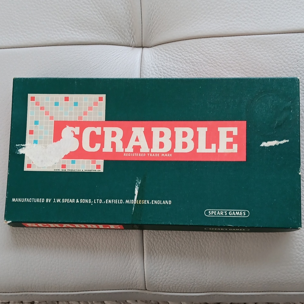 Vintage Scrabble Game